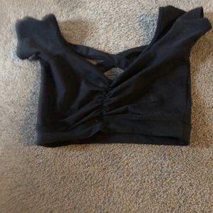 Bombshell Sportswear crop top black XS
